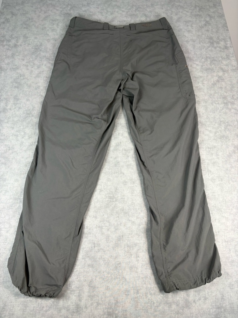 Outdoor Research Pants Mens 34 Nylon Hiking Tactical Gray Belted Zip Ankle